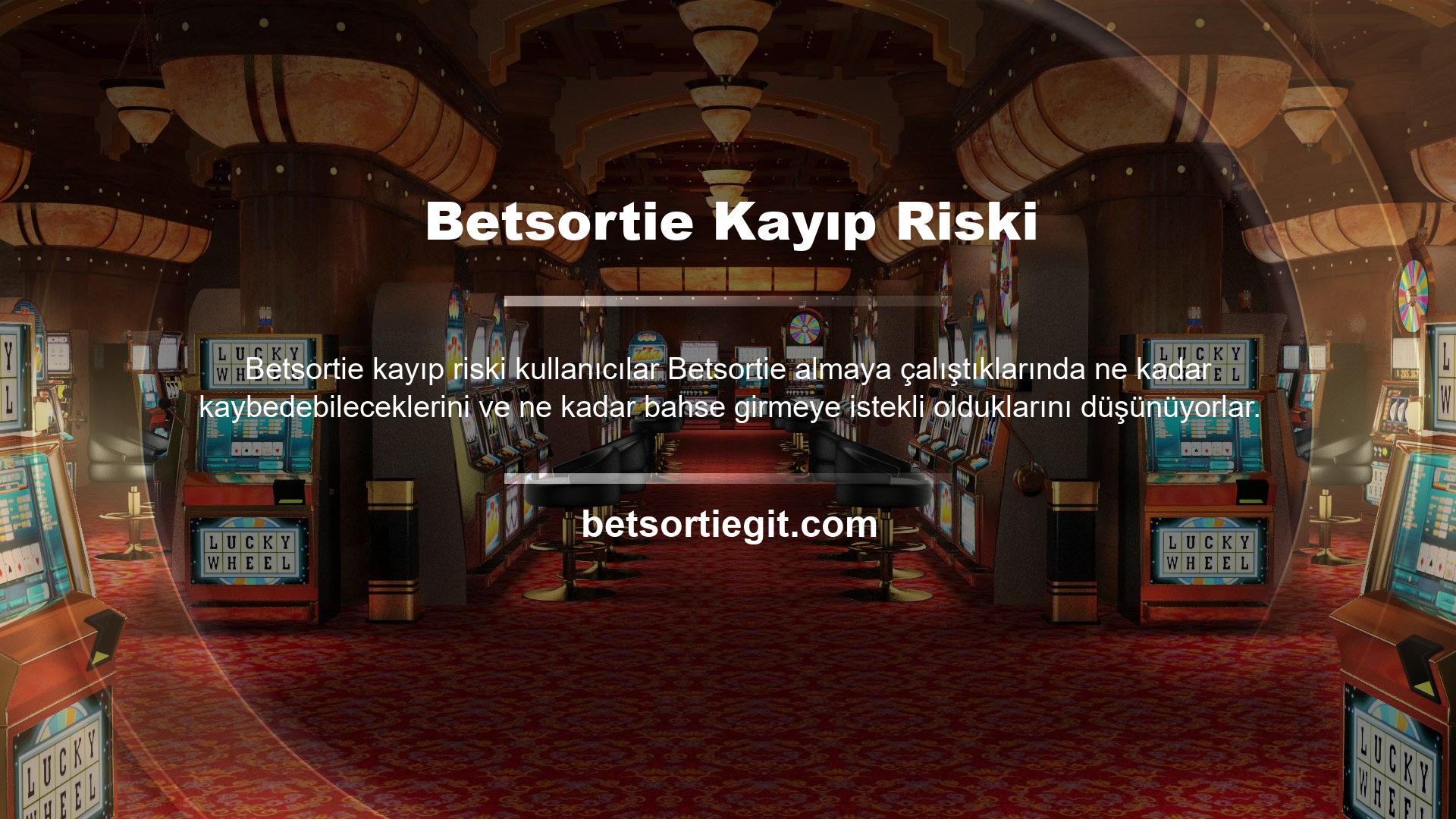 Kaybederseniz, yine de kendi hesabınızdan biraz para bahse girebilirsiniz